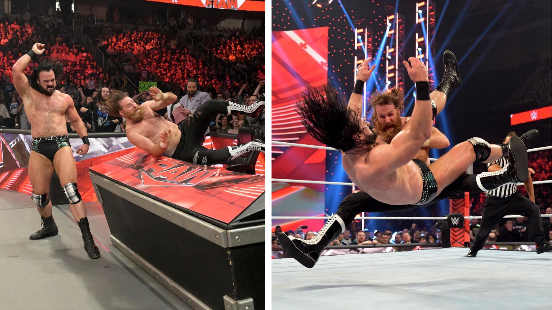 Sami Zayn on last week's Monday Night RAW